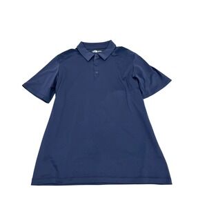 The North Face Mens Navy Blue‎ Short Sleeve Performance Polo Shirt Large